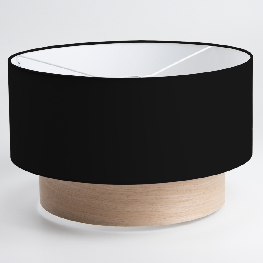 Pantalla universal KERIA Ø 50 cm negra/marrón