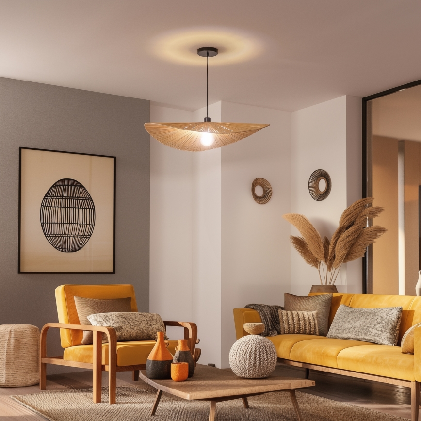 Pantalla universal KERIA, Ø 80 cm, beige