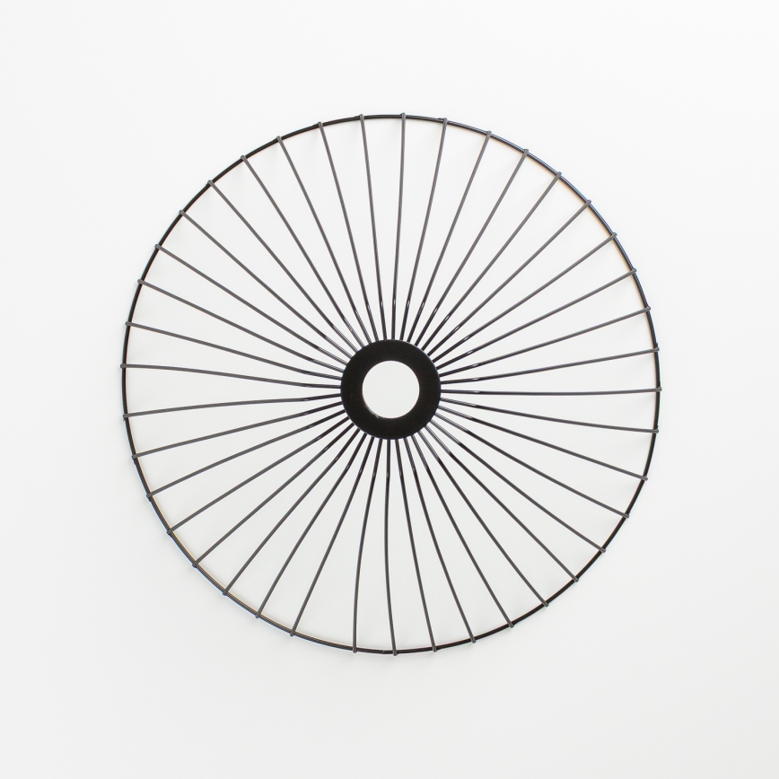 Pantalla universal para lámpara CURITIBA, diámetro 45 cm, negra