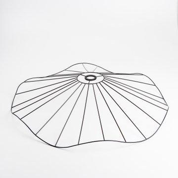 Pantalla universal para luminaria CURITIBA, Ø 80 cm, negra