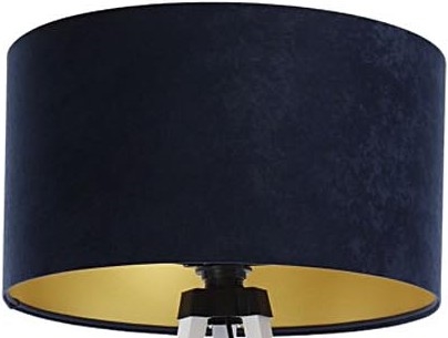 Pantalla universal STANDART E27 diá. 45 cm azul/dorado