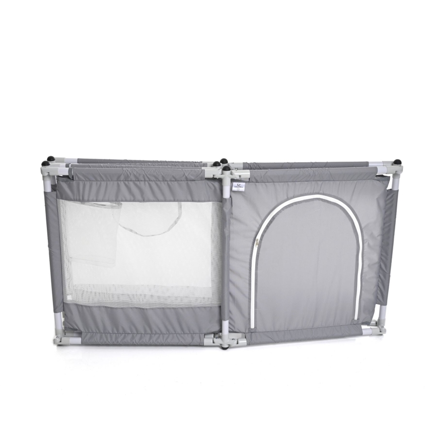 Parque de juegos de 120 cm gris