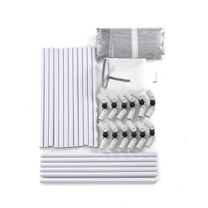 Parque de juegos de 120 cm gris