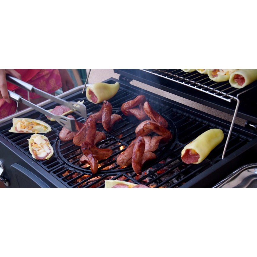 Parrilla de carbón negro
