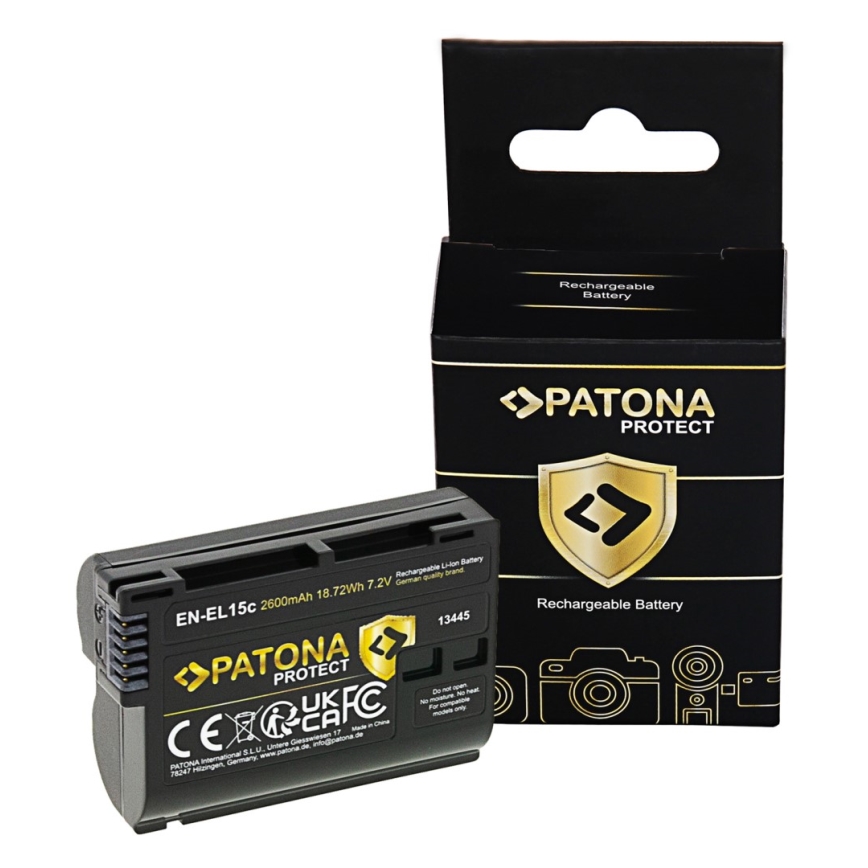 PATONA - Acumulador Nikon EN-EL15C 2600mAh Li-Ion Protect