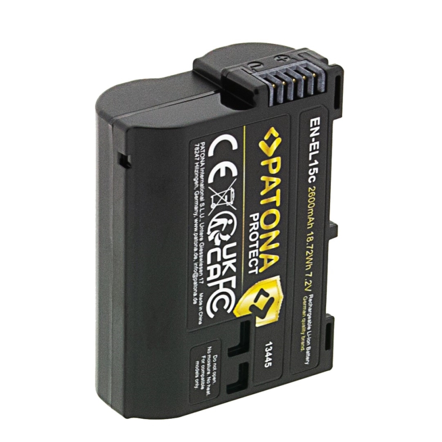 PATONA - Acumulador Nikon EN-EL15C 2600mAh Li-Ion Protect