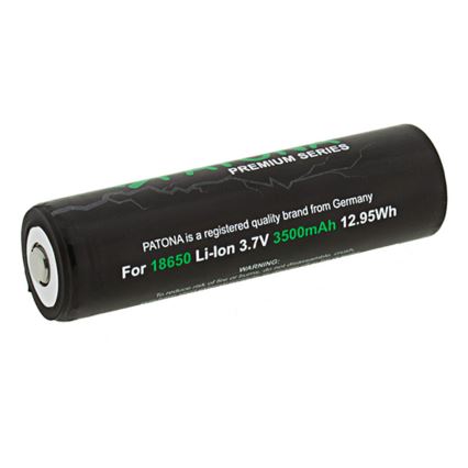 PATONA - Batería 18650 Li-ion 3500 mAh PREMIUM 3,7V