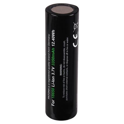 PATONA - Batería 18650 Li-lon 3350mAh PREMIUM 3,7V