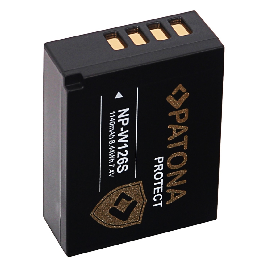 PATONA - Batería Fuji NP-W126S 1140mAh Li-Ion Protect