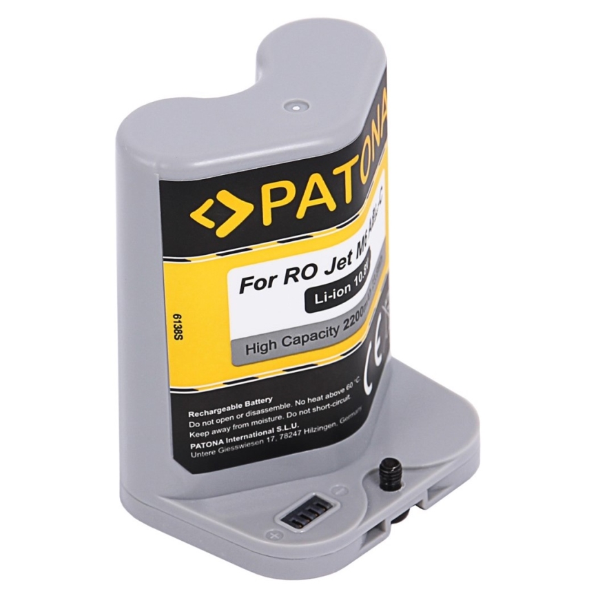 PATONA - Batería iRobot Braava Jet M6 10,8V 2200mAh Li-lon