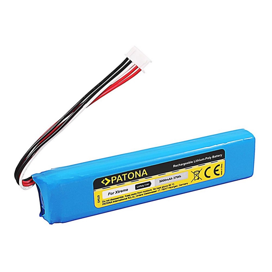 PATONA - Batería JBL Xtreme 5000mAh 7.4V Li-Pol