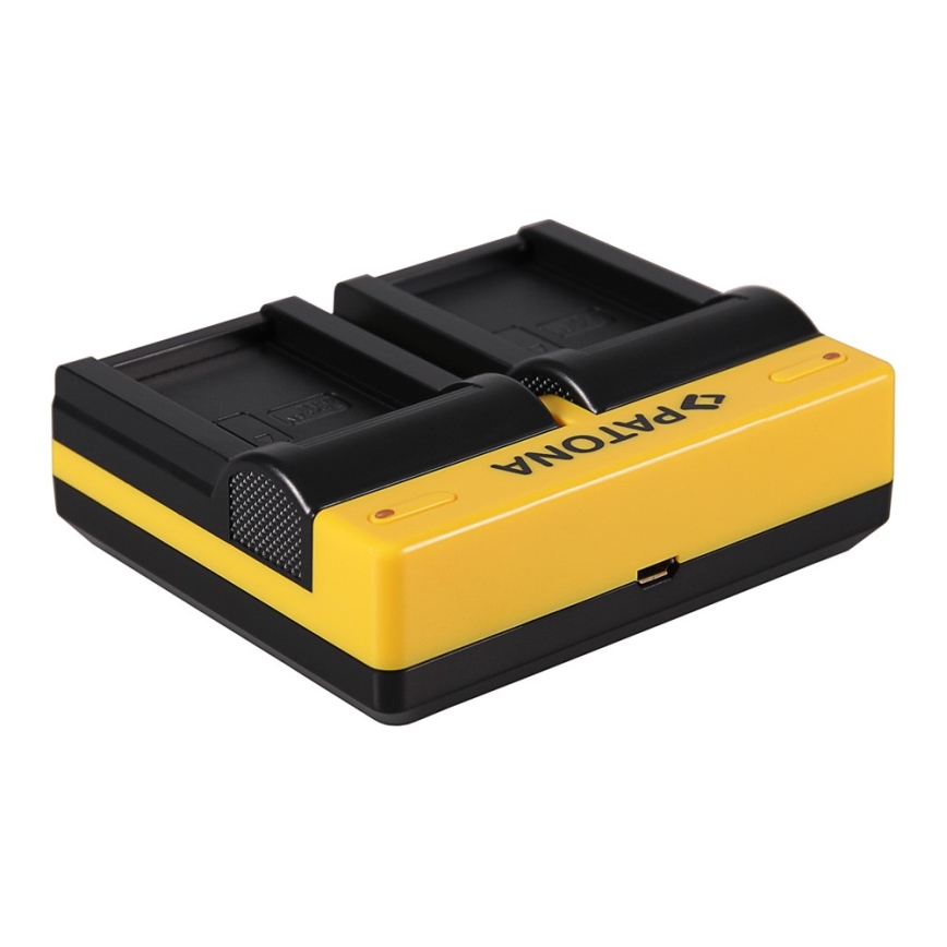 PATONA - Cargador Doble/Pantalla Quick Canon LP-E12 USB