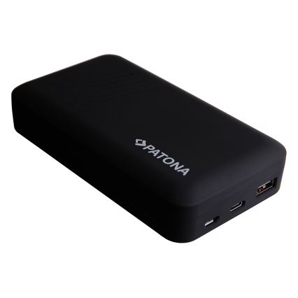 PATONA - Cargador Dual Canon LP-E6/LP-E6N/LP-E6NH con powerbank