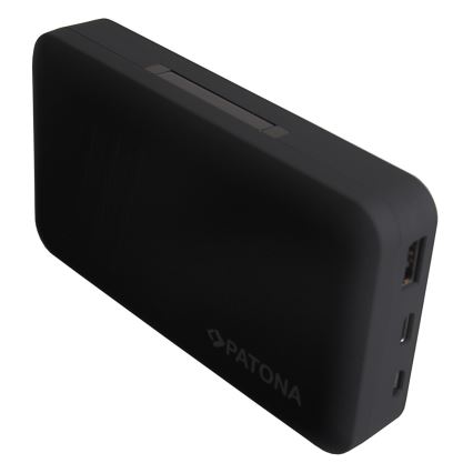PATONA - Cargador Dual Canon LP-E6/LP-E6N/LP-E6NH con powerbank