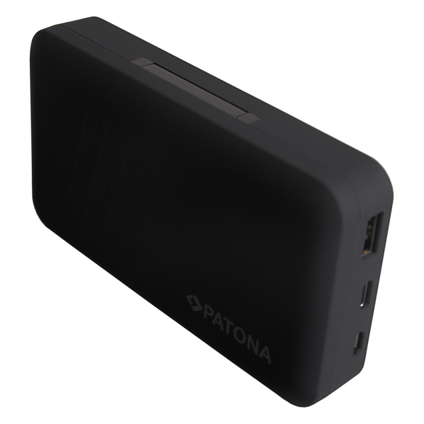 PATONA - Cargador Dual Canon LP-E6/LP-E6N/LP-E6NH con powerbank