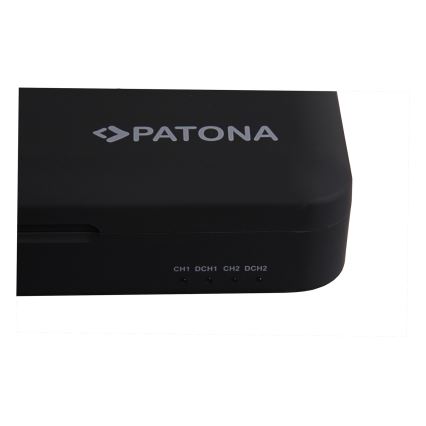 PATONA - Cargador Dual Canon LP-E6/LP-E6N/LP-E6NH con powerbank