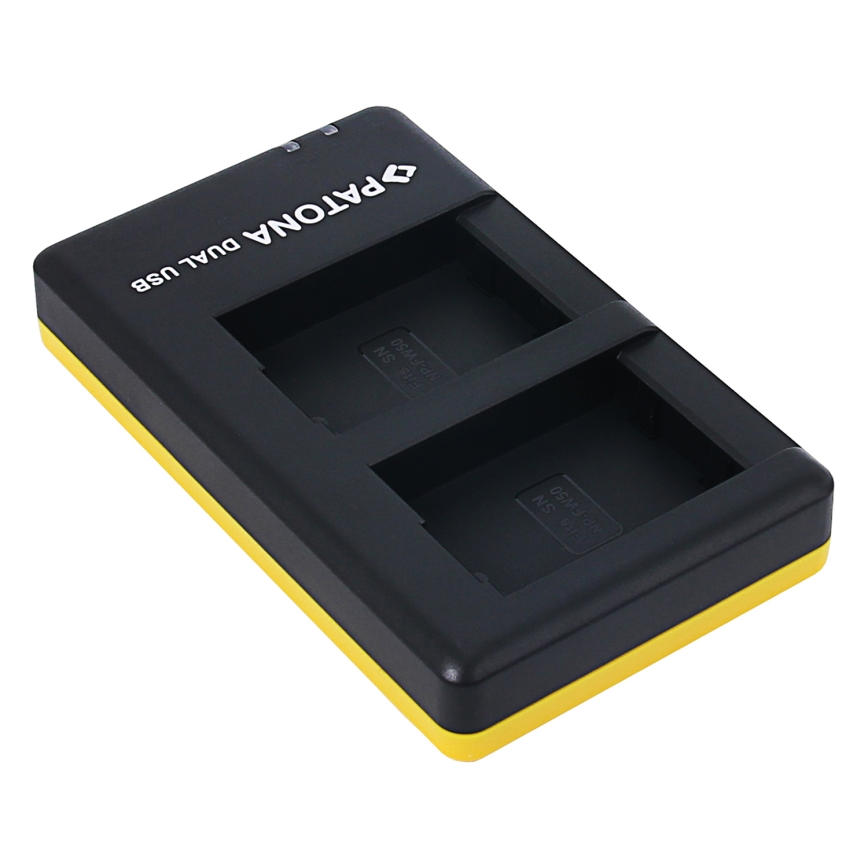 PATONA - Cargador Foto Dual Quick Sony NP-FW50 USB