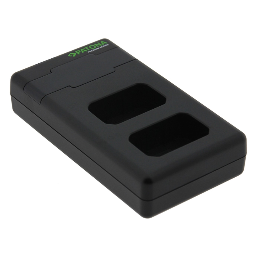 PATONA - Cargador rápido Dual Sony NP-FW50 + cable USB-C 0,6m