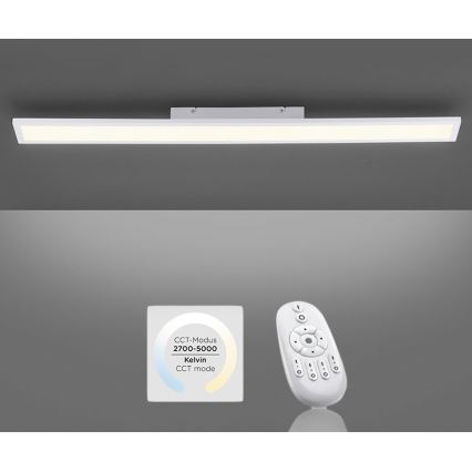 Paul Neuhaus 16537-16-O - Panel LED de superficie regulable FLAT LED/21W/230V + mando a distancia