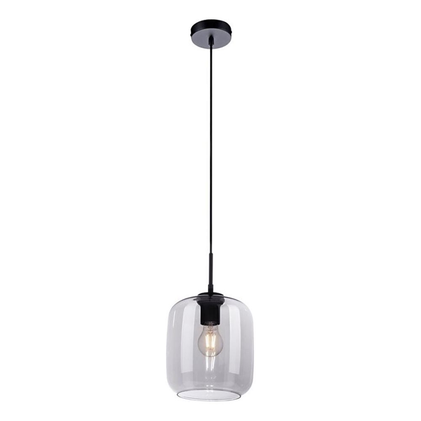 Paul Neuhaus 2002-25 - Lámpara colgante SHITAKE 1xE27/10W/230V diá. 20 cm humo