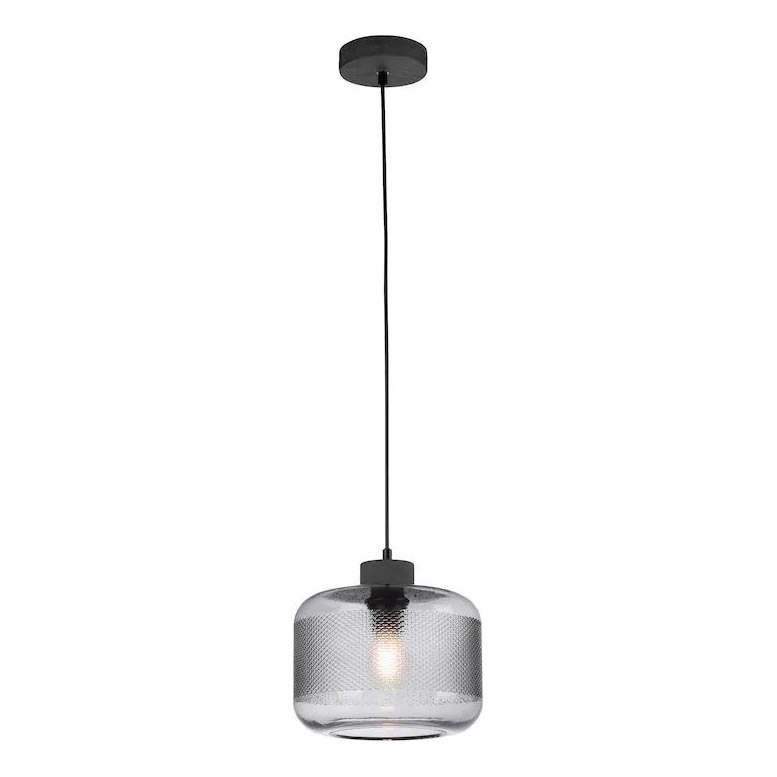 Paul Neuhaus 2005-25 - Lámpara colgante BOLETUS 1xE27/10W/230V diá. 23,5 cm gris