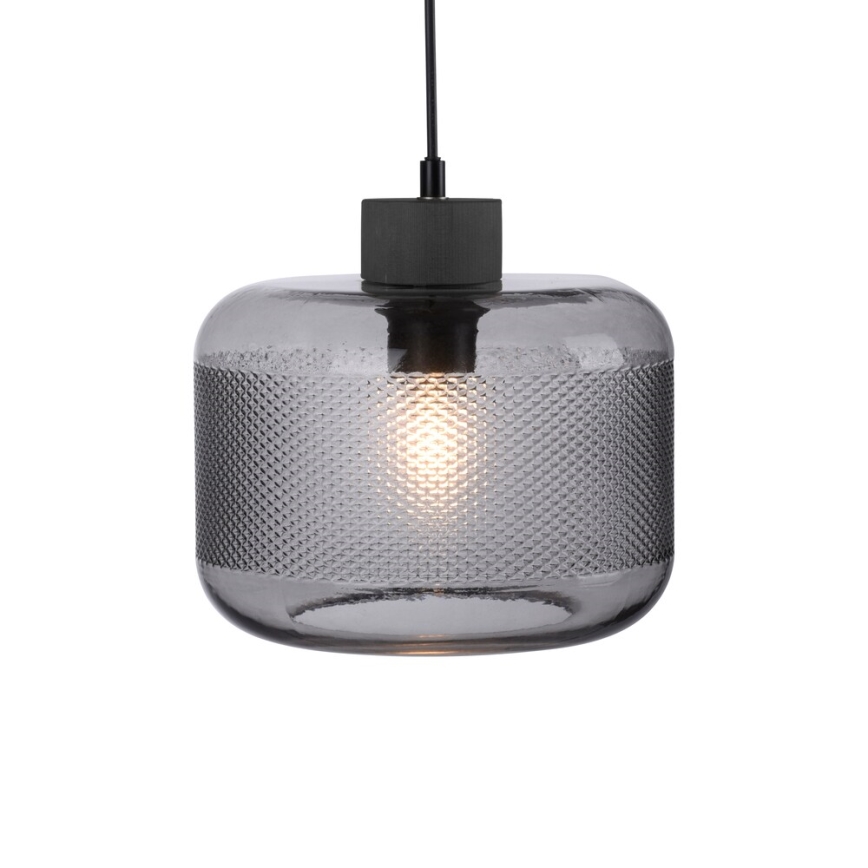 Paul Neuhaus 2005-25 - Lámpara colgante BOLETUS 1xE27/10W/230V diá. 23,5 cm gris