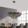 Paul Neuhaus 2192-18 - Lámpara colgante con cable ICICLE 10xG9/40W/230V 50x100 cm negra