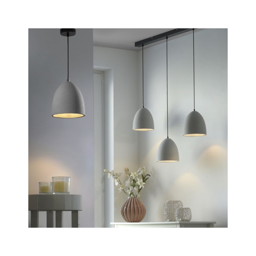 Paul Neuhaus 2231-22 - Lámpara colgante ETON 1xE27/40W/230V concreto