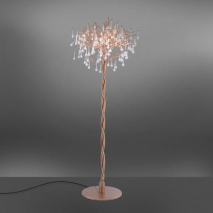 Paul Neuhaus 232-11 - Lámpara de pie ICICLE 5xG9/40W/230V cobre