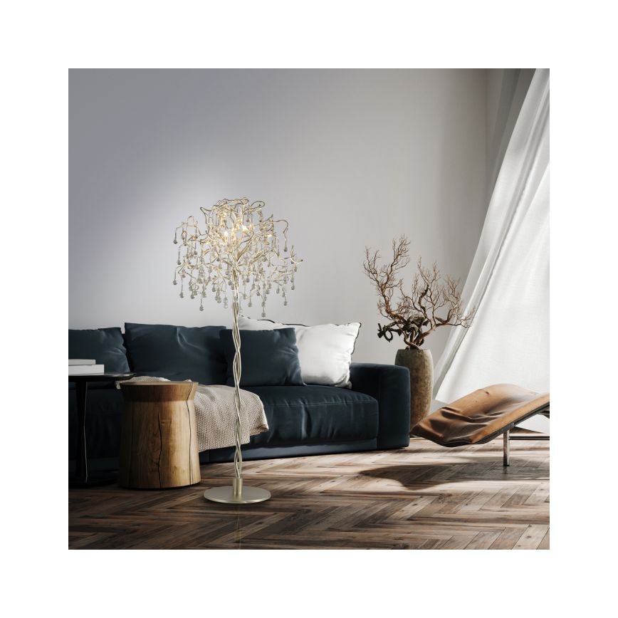 Paul Neuhaus 232-55 - Lámpara de pie ICICLE 5xG9/40W230V cromo brillante