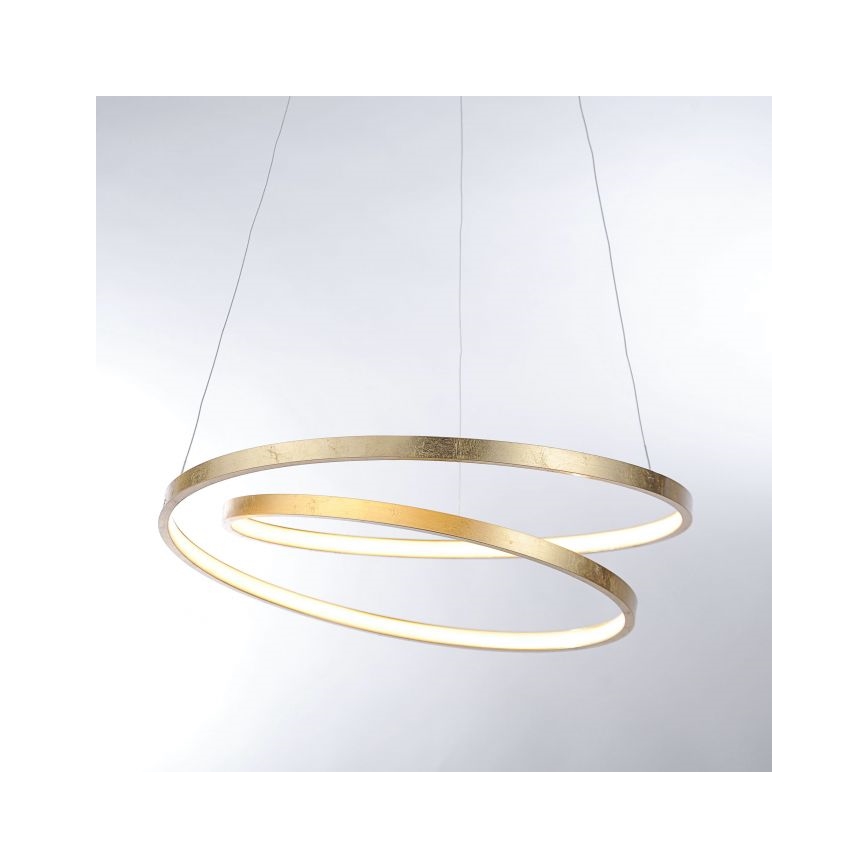 Paul Neuhaus 2472-12 - Lámpara de araña LED regulable de cable ROMAN LED/30W/230V dorado
