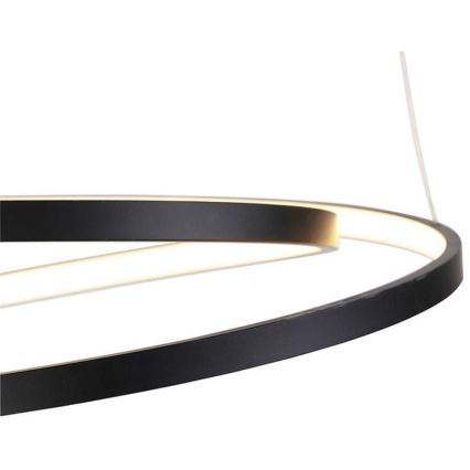 Paul Neuhaus 2472-18 - Lámpara de araña LED regulable de cable ROMAN LED/30W/230V negro