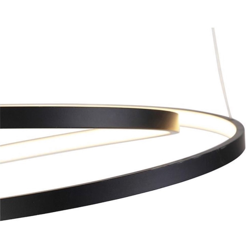Paul Neuhaus 2472-18 - Lámpara de araña LED regulable de cable ROMAN LED/30W/230V negro
