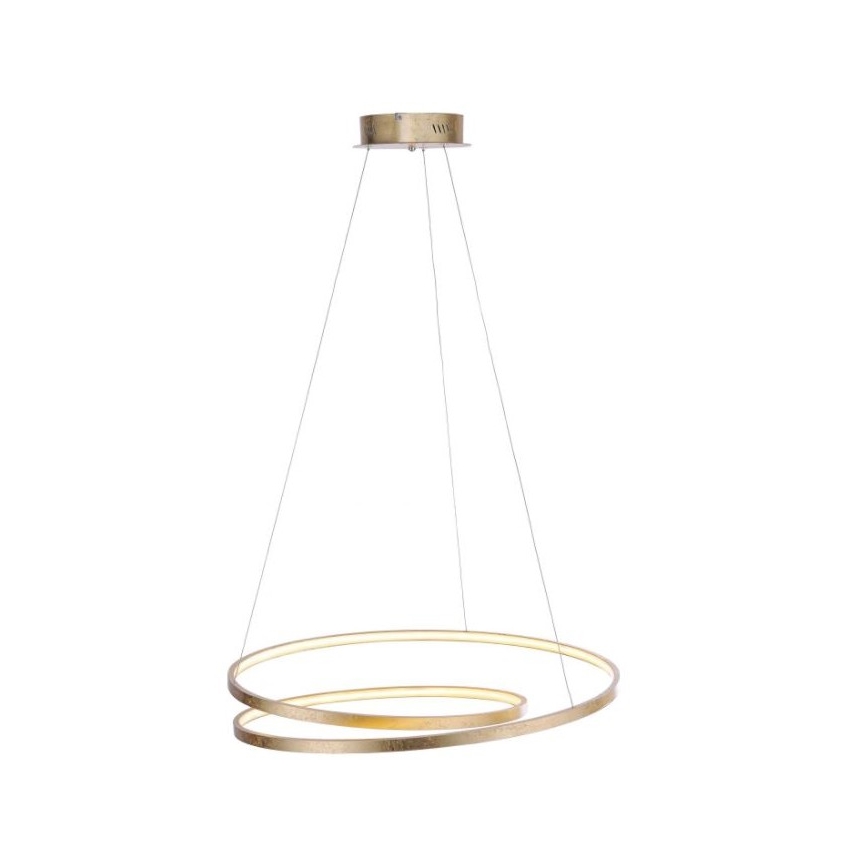 Paul Neuhaus 2474-12 - Lámpara de araña LED regulable de cable ROMAN LED/40W/230V dorado