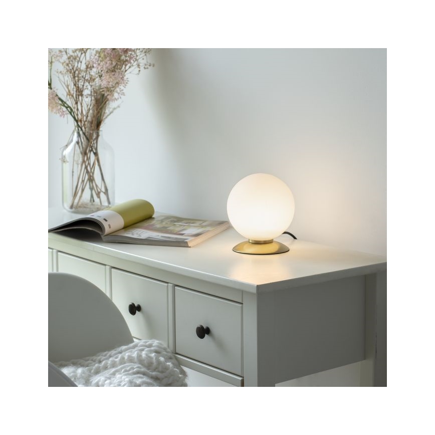 Paul Neuhaus 4013-60 - Lámpara de mesa regulable LED táctil BUBBA 1xG9/3W/230V dorado