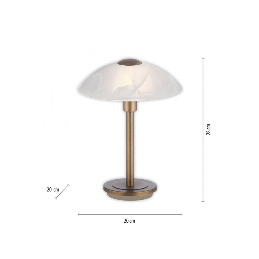 Paul Neuhaus 4026-11 - Lámpara de mesa regulable LED táctil ENOVA 1xG9/2,6W/230V