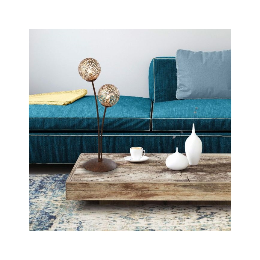 Paul Neuhaus 4032-48 - Lámpara de mesa GRETA 2xG9/40W/230V