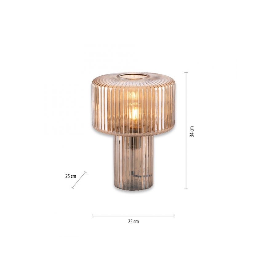 Paul Neuhaus 4092-27 - Lámpara de mesa FUNGUS 1xE27/10W/230V beige