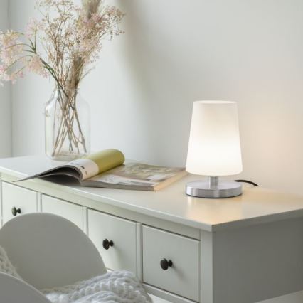 Paul Neuhaus 4146-55 - Lámpara de mesa táctil LED regulable SONJA 1xG9/3W/230V cromo mate