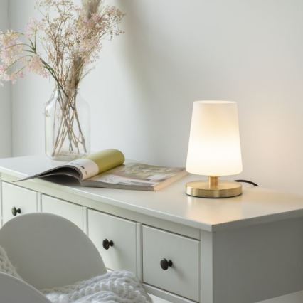 Paul Neuhaus 4146-60 - Lámpara de mesa táctil LED regulable SONJA 1xG9/3W/230V bronce