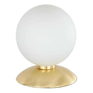 Paul Neuhaus 4437-60 - Lámpara de sobremesa táctil regulable BUBBA 1xG9/28W/230V dorada