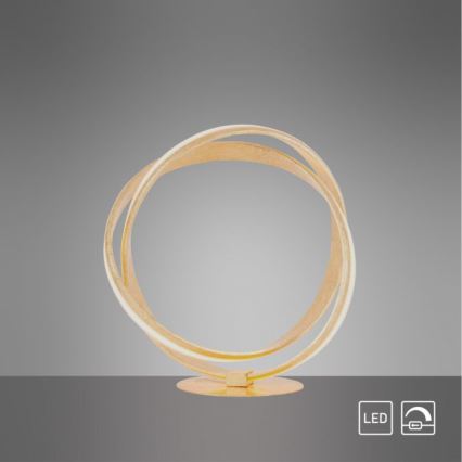 Paul Neuhaus 4531-12 - Lámpara de mesa LED regulable MELINDA LED/18W/230V dorado