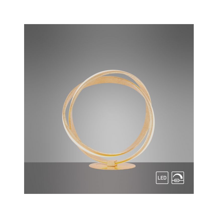 Paul Neuhaus 4531-12 - Lámpara de mesa LED regulable MELINDA LED/18W/230V dorado