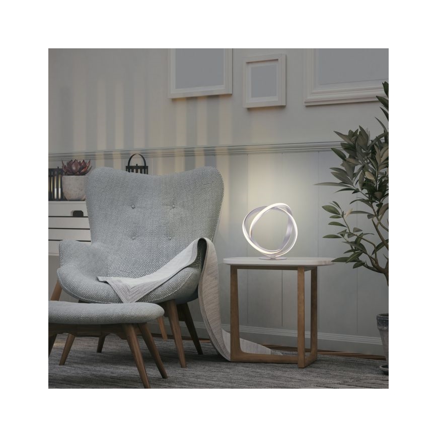 Paul Neuhaus 4531-55 - Lámpara de mesa LED regulable MELINDA LED/18W/230V cromo mate