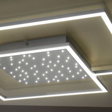 Paul Neuhaus 6024-55 - Lámpara de suspensión LED regulable YUKI LED/49W/230V + mando a distancia