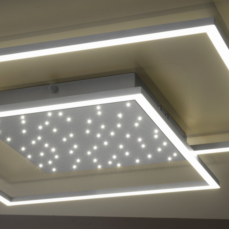 Paul Neuhaus 6024-55 - Lámpara de suspensión LED regulable YUKI LED/49W/230V + mando a distancia