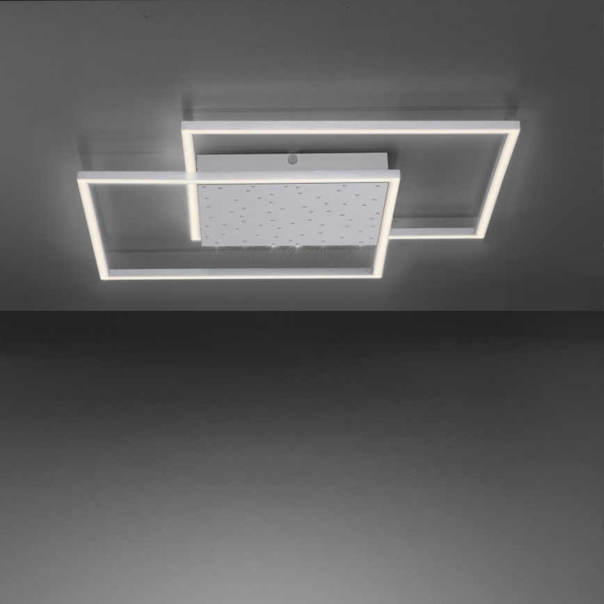 Paul Neuhaus 6024-55 - Lámpara de suspensión LED regulable YUKI LED/49W/230V + mando a distancia