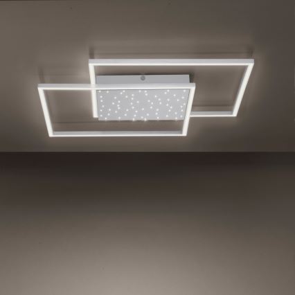 Paul Neuhaus 6024-55 - Lámpara de suspensión LED regulable YUKI LED/49W/230V + mando a distancia