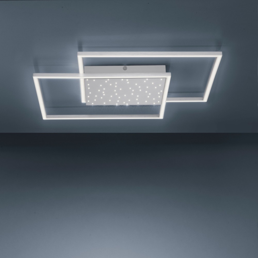 Paul Neuhaus 6024-55 - Lámpara de suspensión LED regulable YUKI LED/49W/230V + mando a distancia