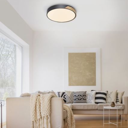 Paul Neuhaus 6071-18 - Plafón LED regulable Q-PIATO LED/35W/230V diá. 51 cm 2700-5000K Wi-Fi + control remoto